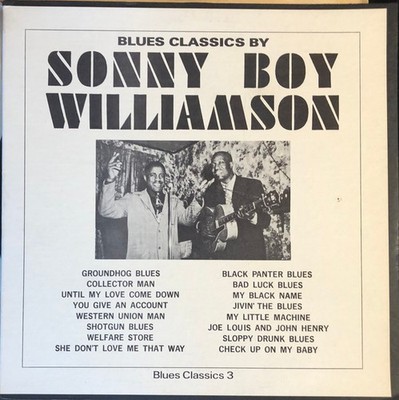 Sonny Boy Williamson - Blues Classics By Sonny Boy Williamson - LP Comp