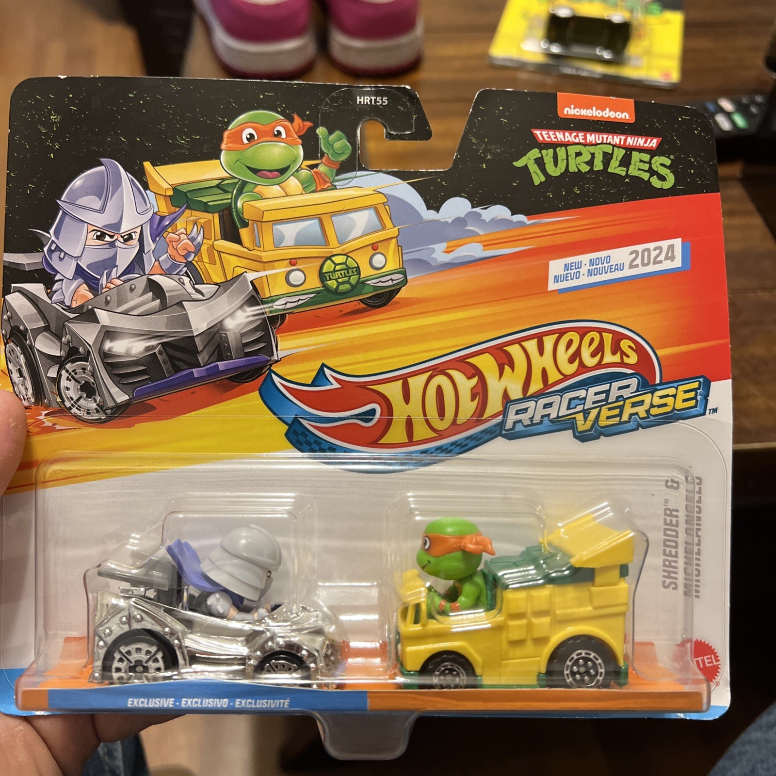 Shredder And Michelangelo TMNT Hot Wheels Racerverse New Sea