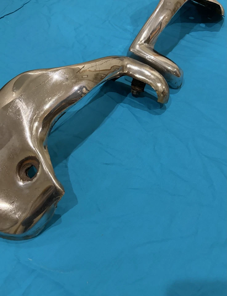 1951 1952 Chevy Изящная Оригинальная Пара Аксессуаров GM Защита Переднего Бампера Крылья Наконечники Обертки - Изображение 4 из 4