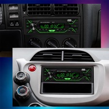 Single Din Car Radio MP3 Player Stereo Audio Receiver Bluetooth AUX FM SD USB