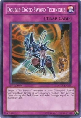 Double-Edged Sword Technique - LCGX-EN264 - Common - 1st Edition - Moderately Pl