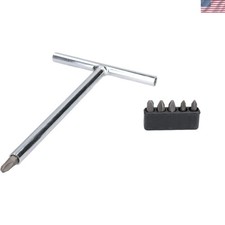 T Handle JIS Screwdriver PH1 PH2 PH3 for Japanese Standard Screws 7pc Set