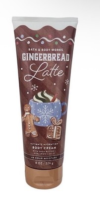 BRAND NEW Gingerbread Latte 8oz Hydration Body Cream Bath & Body Works