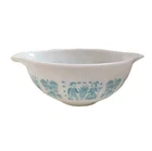 PYREX Amish Butter Print Mixing Bowl 2 1/2 Qt 443 Ovenware Vintage Cinderella