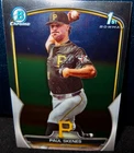 2023 BOWMAN CHROME PAUL SKENES ROOKIE #BDC-14 RC DRAFT 1ST BOWMAN!