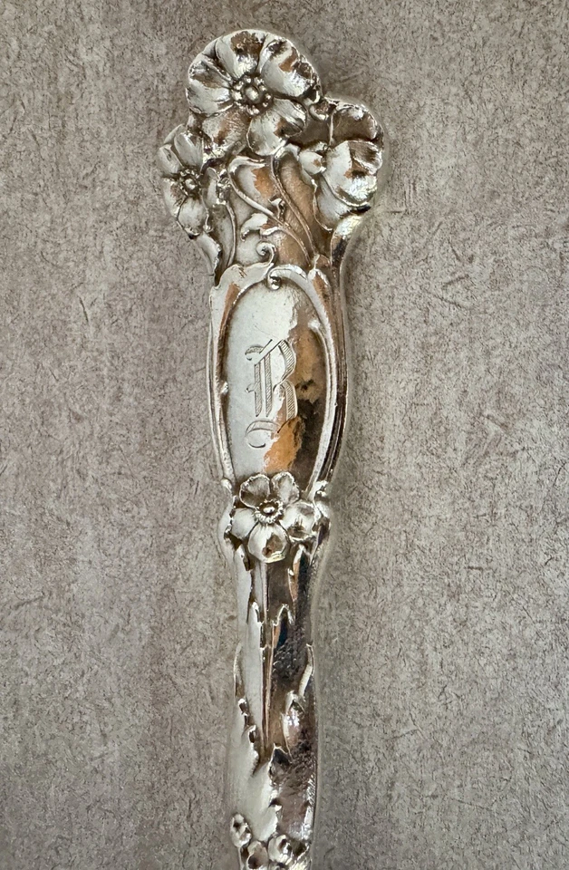 GORHAM SERIE H #86 ART NOUVEAU ARENA FUNDIDA ESTERLINA GW CUENCO CUCHARA BAYAS C. 1905 Foto 2 de 4