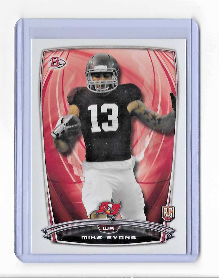 2014 BOWMAN MIKE EVANS (RC) - CARD #66 - BUCCANEERS - FREE SHIPPING