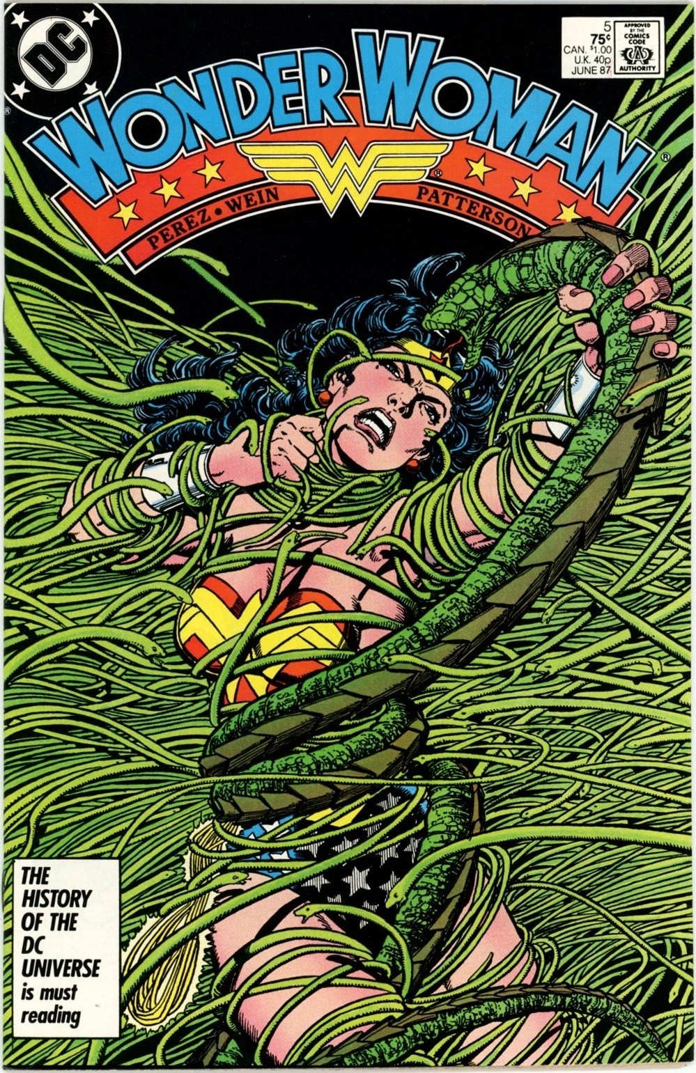 Wonder Woman #5 1987 DC Comics NM- Comic Book Direct Edition