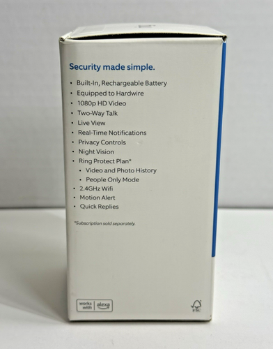 Ring 1080p Wireless Video Doorbell - Satin Nickel - Afbeelding 5 van 13