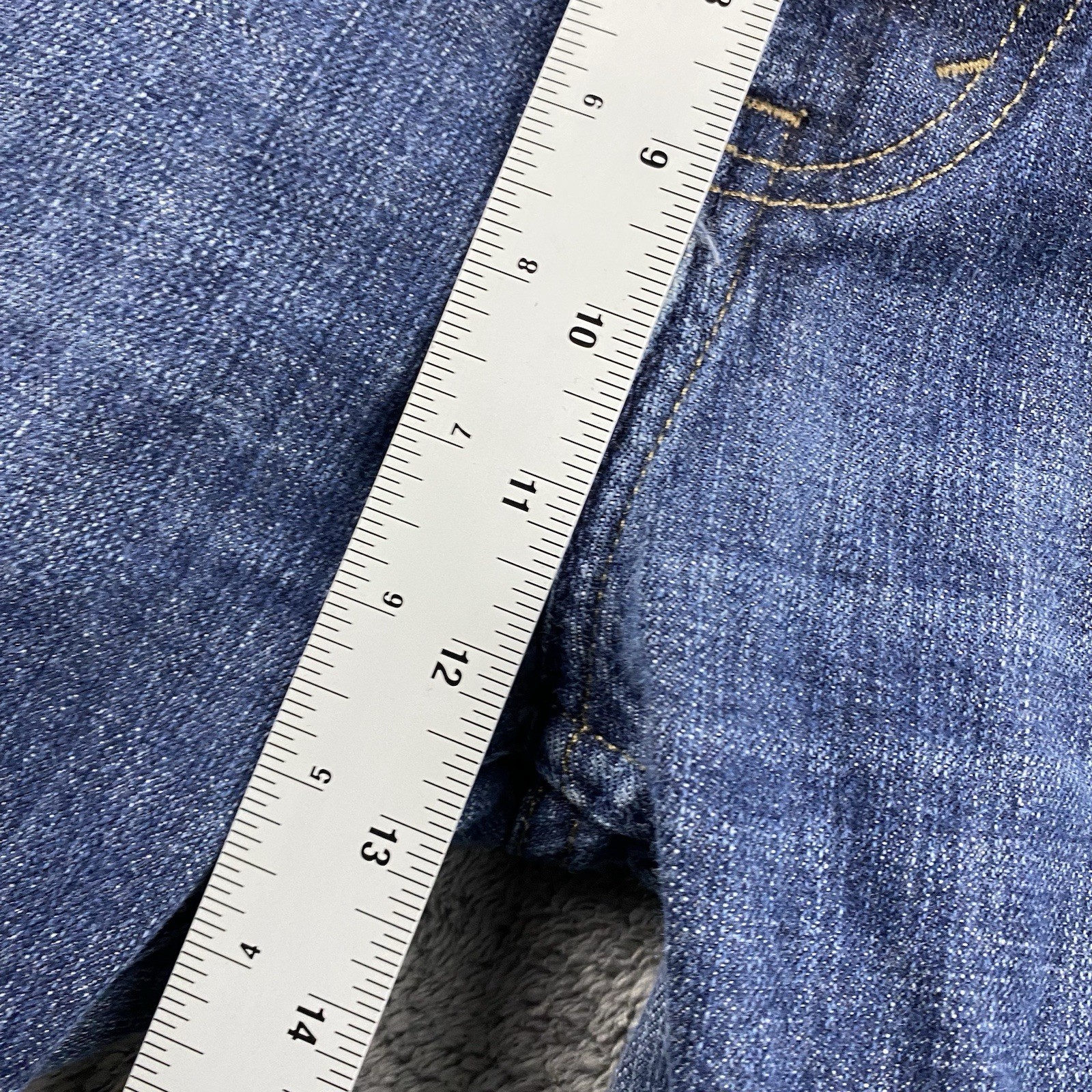 Levis 559 Relaxed Straight Fit Jeans Mens 42x25.5 Blue Medium Wash High Rise