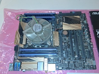 ASUS X79 Deluxe Motherboard LGA 2011 Intel i7-4930K CPU 16GB DDR3 + I/O Shield