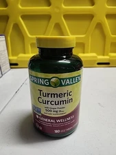 Spring Valley Turmeric Curcumin with Ginger Powder DietarySupplement 500mg 180ct
