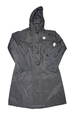 66 NORTH Women s Size S Heidmork Waterproof Rain Coat Jacket Hood Gray Zip Up