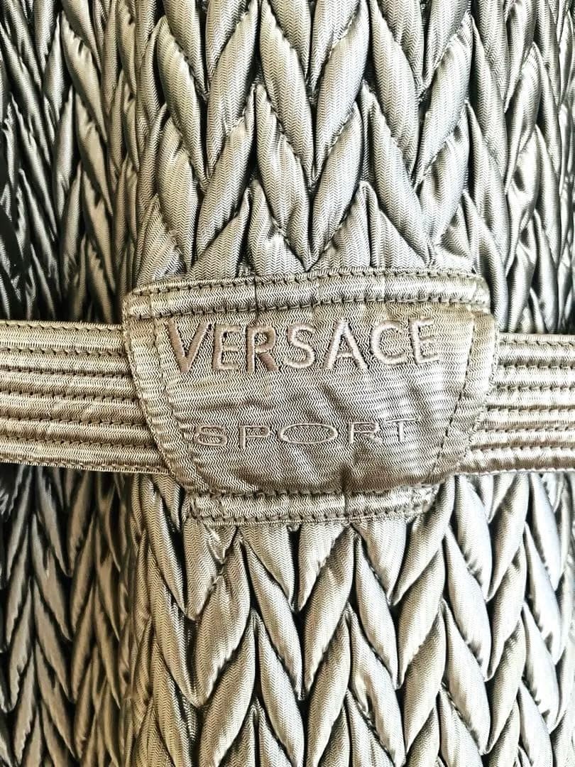 VERSACE SPORT Jacket Gray with Belt Stylish Used Valid Price Over ¥200,000 thumbnail 3