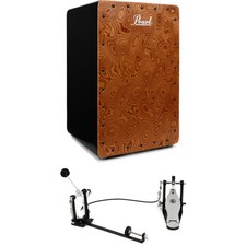 Pearl Primero Cajon with Pedal - Figured Cher...