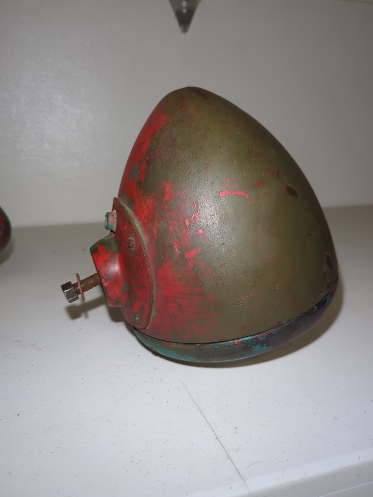 Nice Solid Pair 7" Headlights Light Head Accessory Vintage Lamps Ford Chevy