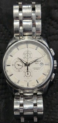 Men's Tissot Couturier Chronograph Automatic, 44mm, Silver, T0356271103100