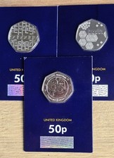 2019 Wallace and Gromit , 2021 Insulin & Charles Babbage 50p Coin Bundle BUNC