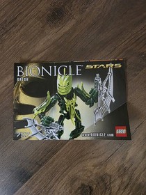 LEGO BIONICLE Stars (7117) Gresh 100% Complete With Manual And Gold Piece