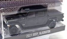 Greenlight 1/64 - Jeep Gladiator 2021 Black Bandit Diecast Model Car
