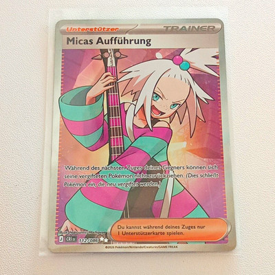 Pokemon TCG Karte Micas Aufführung Deutsch 112/086