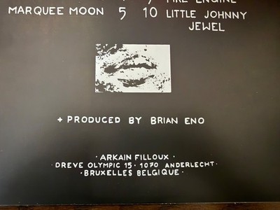 Television - Sketches Demos 1974-75 lp Brian Eno RaRe | eBay