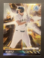 2024 Bowman Chrome NICK KURTZ Plasma Power Insert PP-2 • Athletics