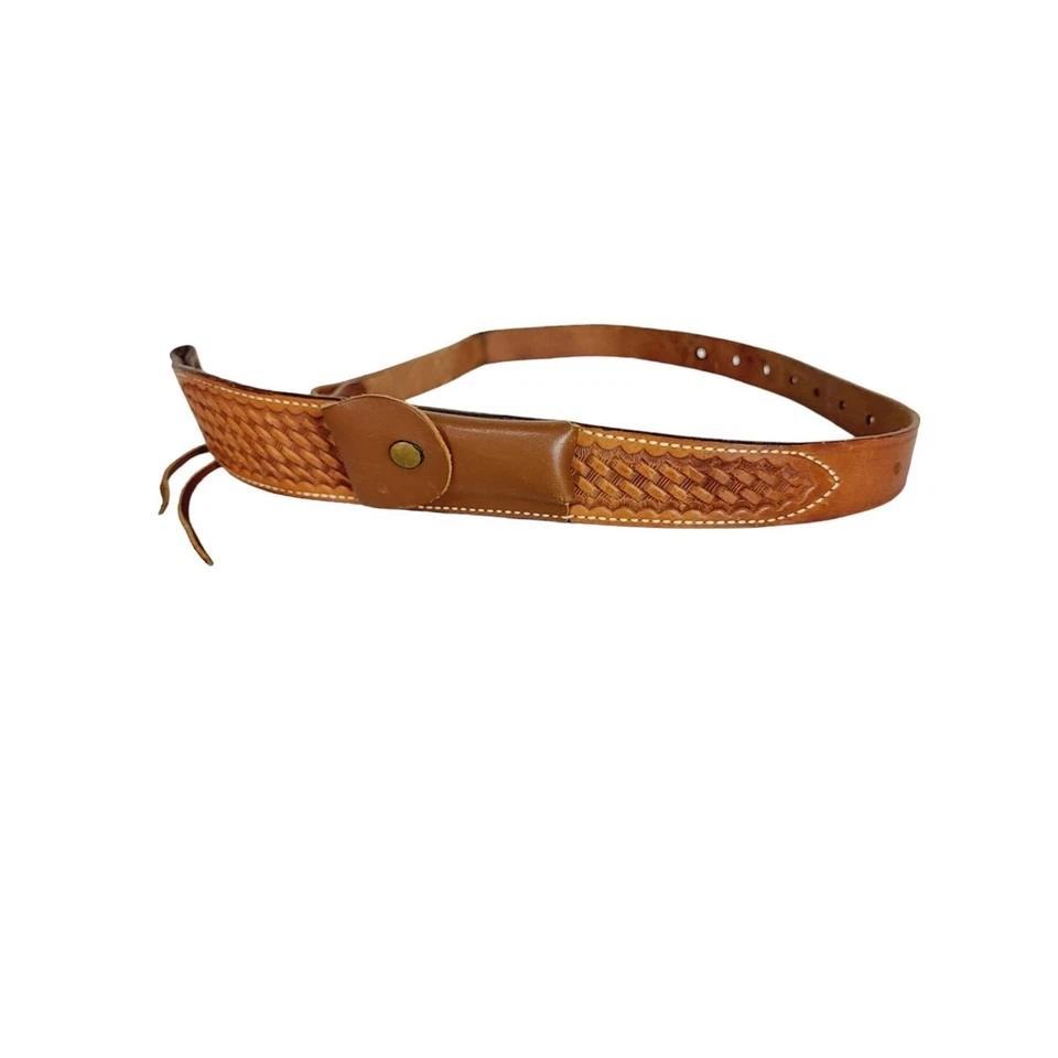 De colección Bianchi "Cobra" #65 Cuero Tooled Rifle Eslinga Carcasa Bolsa Correa Soporte Foto 2 de 4