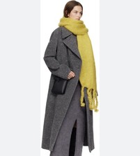 Jil Sander  Mohair Wool Blend Scarf - New With Tags - Mustard Yellow