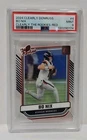 2024 Panini Clearly Donruss - Clearly the Rookies Bo Nix #4 Red /99 (RC) PSA 9