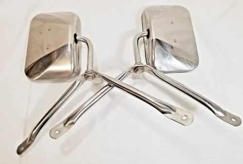 73-87 CHEVY GMC SQUARE BODY TOW MIRRORS WEST COAST SWING AWAY MIRRORS STAINLESS