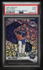 2020 Mosaic Rookie Variation Fast Break Silver Prizm Obi Toppin PSA 9 MINT 2l4