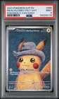 Pokemon Pikachu With Grey Felt Hat 085 Pokemon X Van Gogh PSA 9