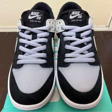 2017 Nike Sb Zoom Dunk Low Pro Black Wolf Grey-White-White 854866-001 Men Us8