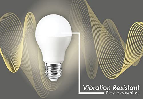 Rough Service 100W Replacement LED Garage Door Bulb, Vibration Resistant Ligh...