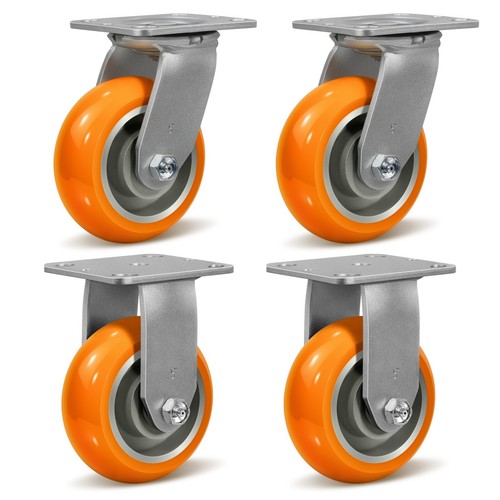 5 Inch Aluminum Core Polyurethane Heavy Duty Casters ,Capacity1000-4000LB - Picture 43 of 63