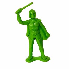 Tim Mee vtg plastic toy figure space galaxy laser team timmee green sword star 2