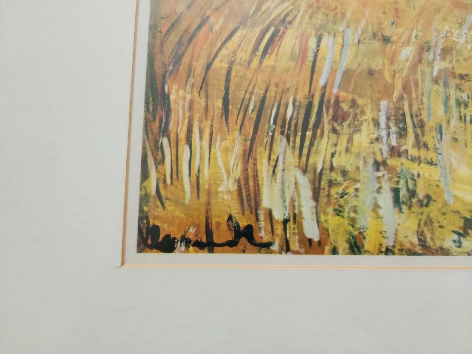 Framed Vintage MCM  Maurice Vlaminck Color Lithograph Painting Print. - image 2 of 4