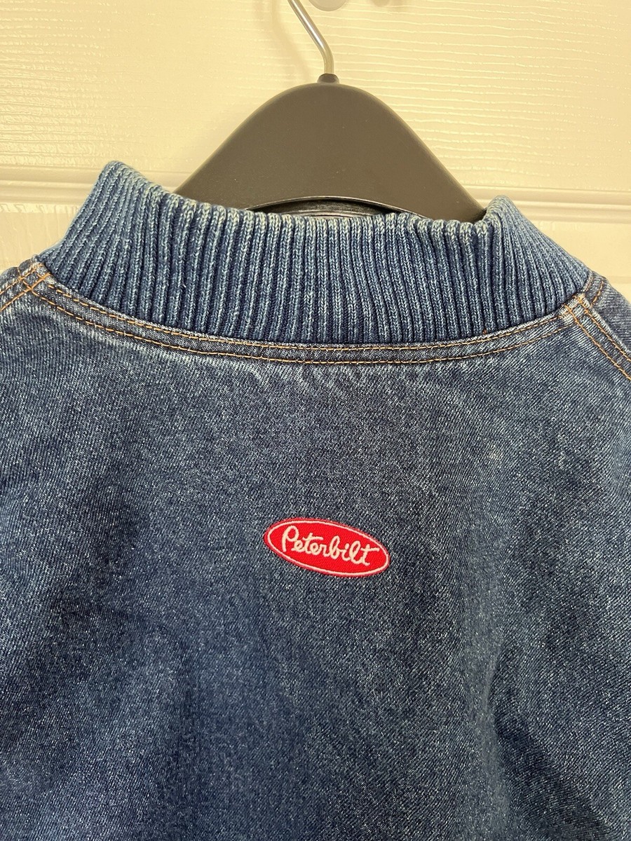 Vintage Peterbilt Jean Jacket Varisty Model 387 Trucker