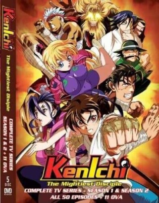 KenIchi: The Mightiest Disciple Season 1+2 DVD (Anime) (English Dub)