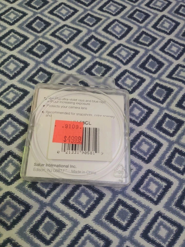Sakar UV 58mm High Resolution photo /video Protective Filter - Image 4 of 4