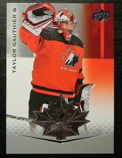 2021-22 21/22 Upper Deck Team Canada Juniors #15 Taylor Gauthier