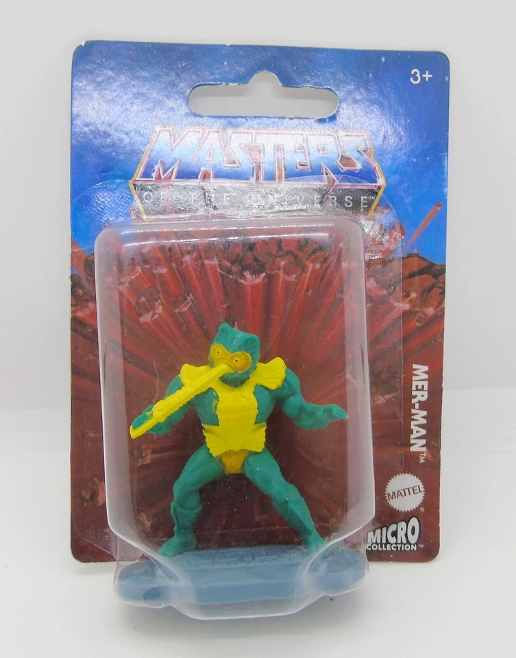 35969 MATTEL / MICRO COLLECTION / MASTER OF THE UNIVERSE / MER-MAN 6 CMS - Photo 1/1
