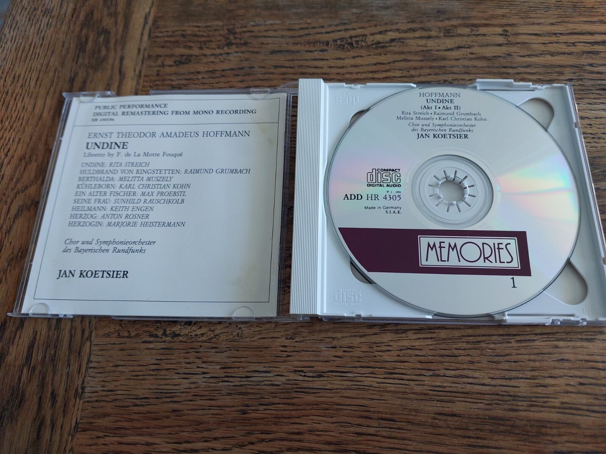 輸入盤CD NOCTURNO D.HOFFMAN L.ZURCHER Hoffmann Undine Jan Koetsier 2 CD In VGC | eBay