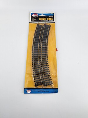 HO Train Vtg Pk Of 4 Model Power 18'' Radius Curve Track Code #33 NOS