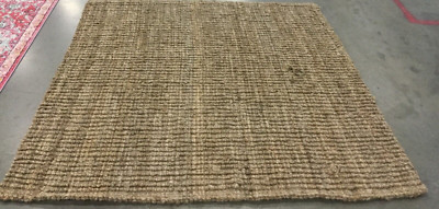 NATURAL 7' X 7' Square Broken Thread Rug, Reduced Price 1172659974 NF447A-7SQ