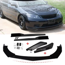 For 2003-2005 Honda Civic Front Bumper Spoiler Body Kit / Side Skirt /Rear Lip