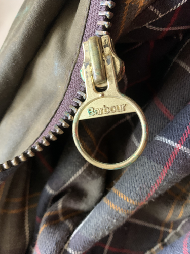 Barbour Classic Burghley Wax Ladies Full Length Coat Khaki Country UK12 - Picture 8 of 17