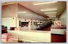 Vintage Postcard GA Claxton Bakery Fruit Cake Factory Interior View -1696