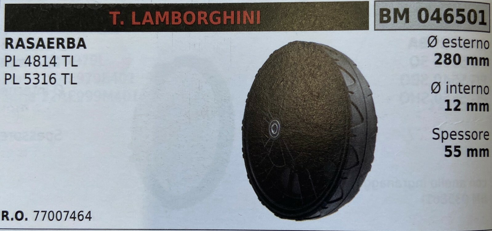 Ruota 280mm per Lamborghini BM046501 Brumar - Upgrade Performance